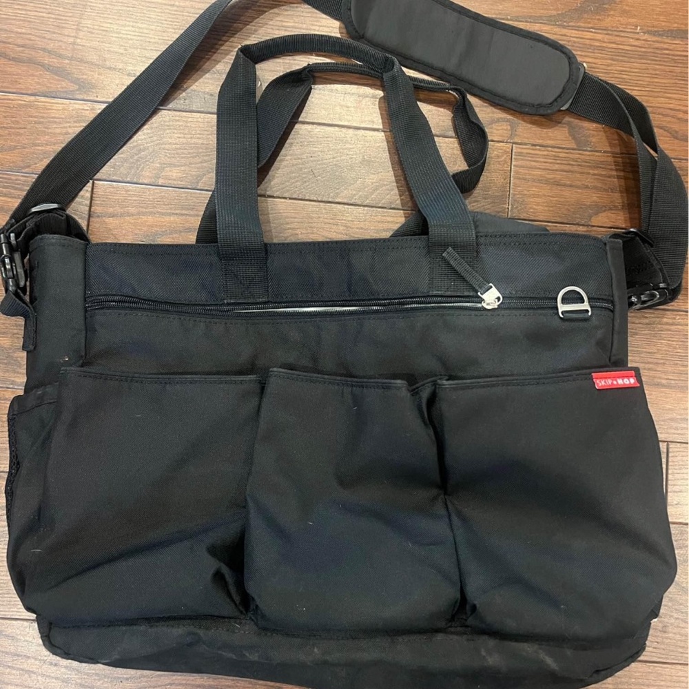 Skip Hop Black Kids Messenger Bag